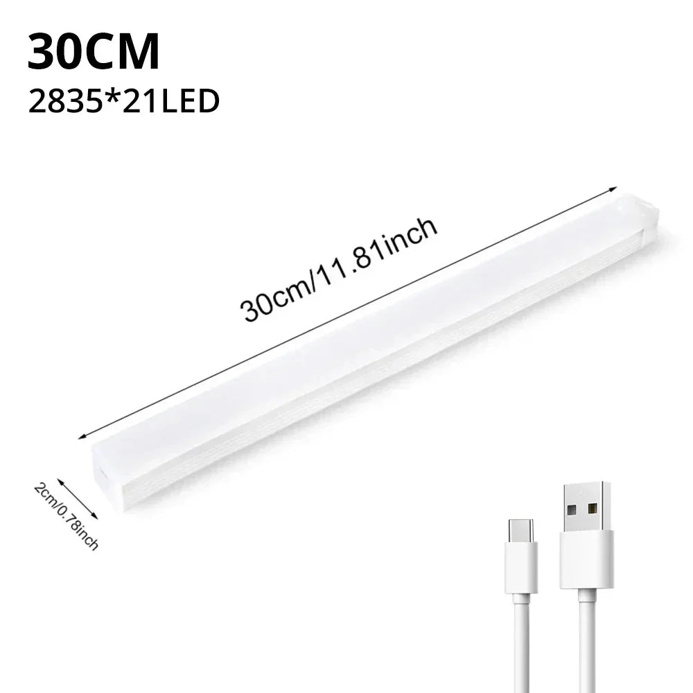 📦 KIT DA 2 LUCI - Ricevi 2 luci da 30cm + 2 cavi + 2 piastre magnetiche